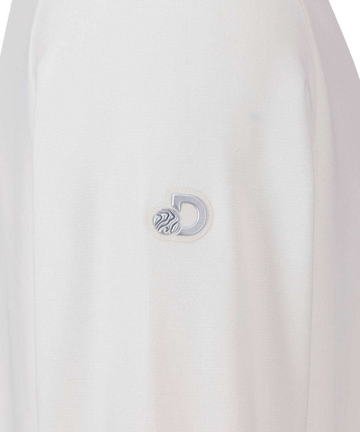 디스커버리 익스페디션(DISCOVERY EXPEDITION) 남성 베이직 반집업 티셔츠 (WHITE)
