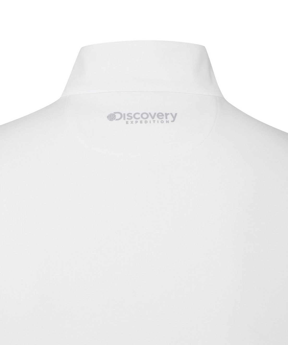 디스커버리 익스페디션(DISCOVERY EXPEDITION) 남성 베이직 반집업 티셔츠 (WHITE)