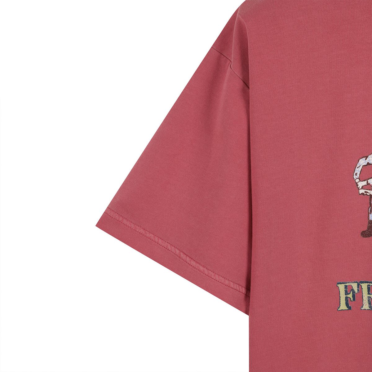 프룻오브더룸(FRUIT OF THE LOOM) 오리지널 피그먼트 애플 반팔티셔츠(RED)