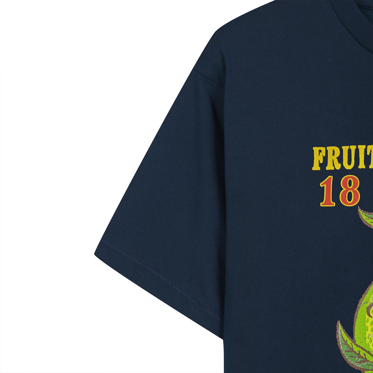 프룻오브더룸(FRUIT OF THE LOOM) 프룻 1851 레몬 반팔티셔츠(NAVY)