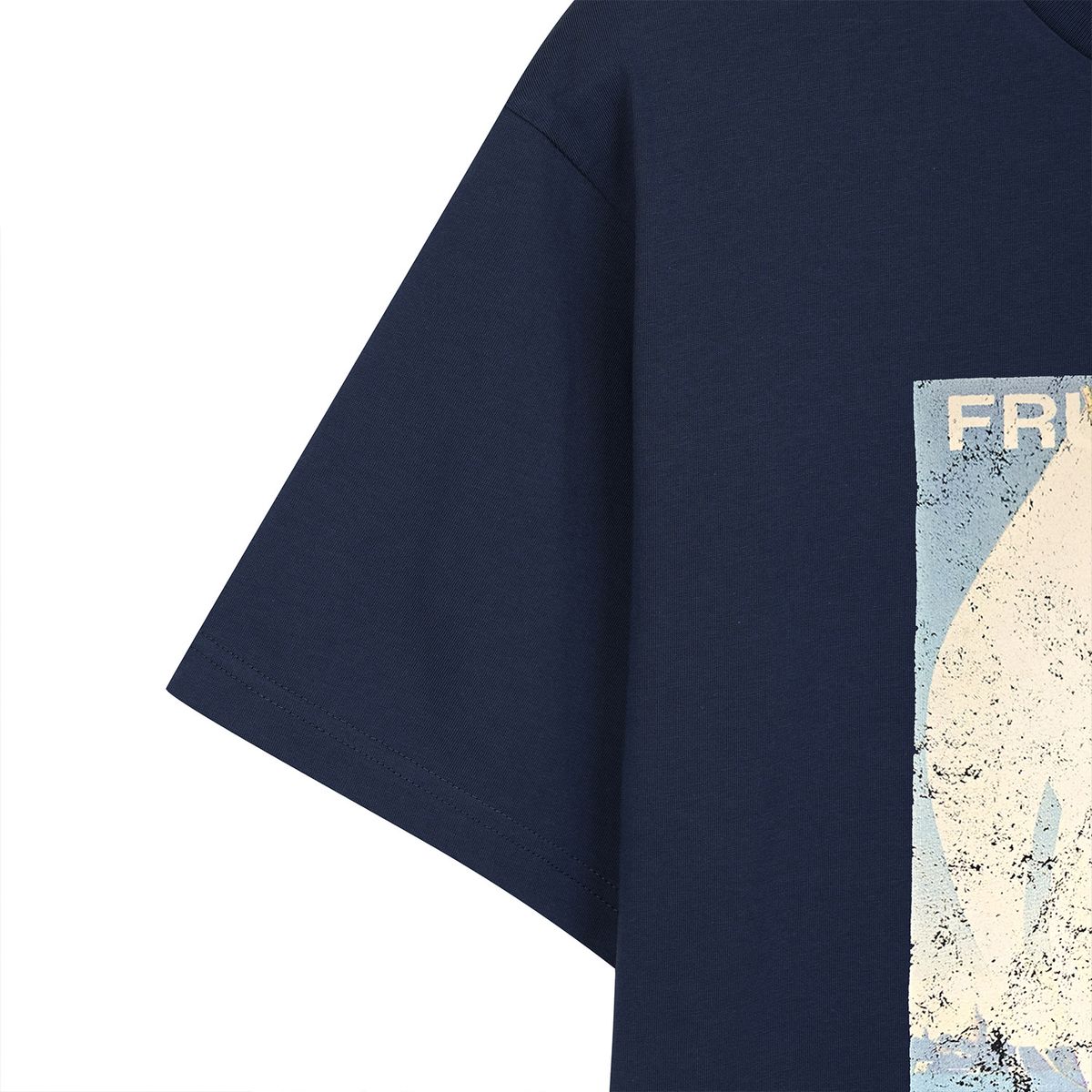 프룻오브더룸(FRUIT OF THE LOOM) 세일링 빈티지 반팔티셔츠(NAVY)