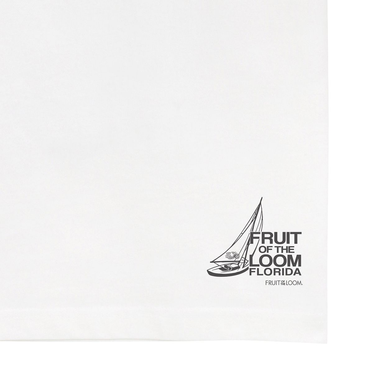 프룻오브더룸(FRUIT OF THE LOOM) 플로리다 썸머 반팔티셔츠(WHITE)