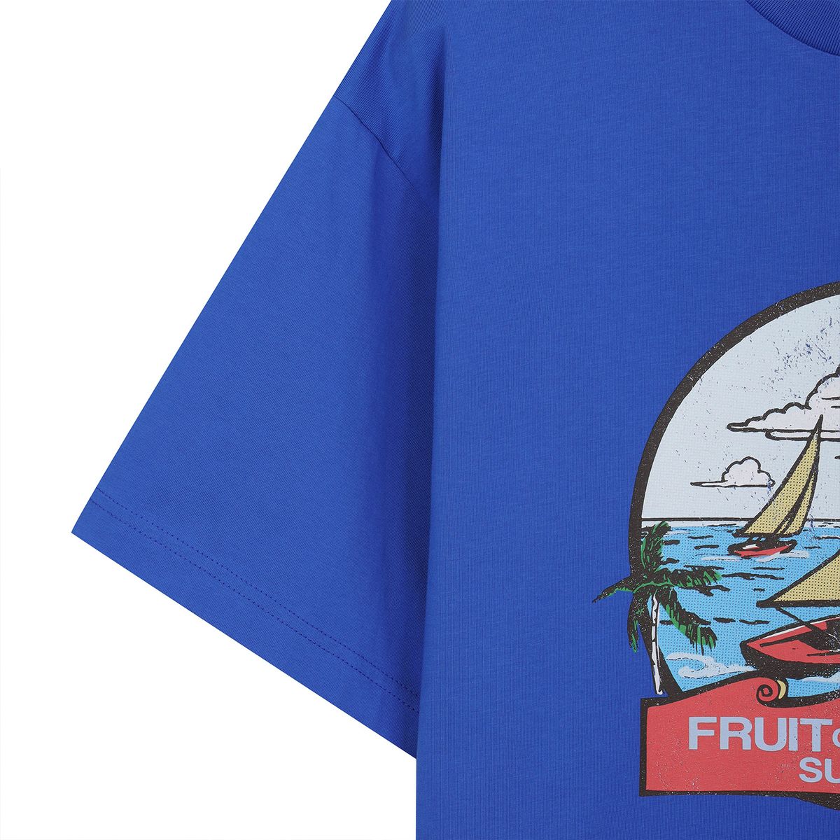 프룻오브더룸(FRUIT OF THE LOOM) 플로리다 썸머 반팔티셔츠(BLUE)