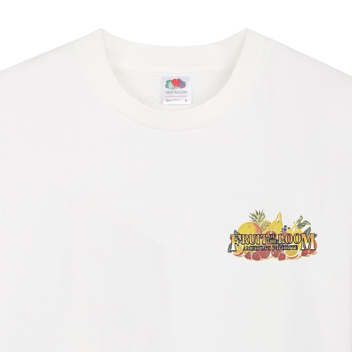 프룻오브더룸(FRUIT OF THE LOOM) 프룻 오리지널 반팔티셔츠(WHITE)