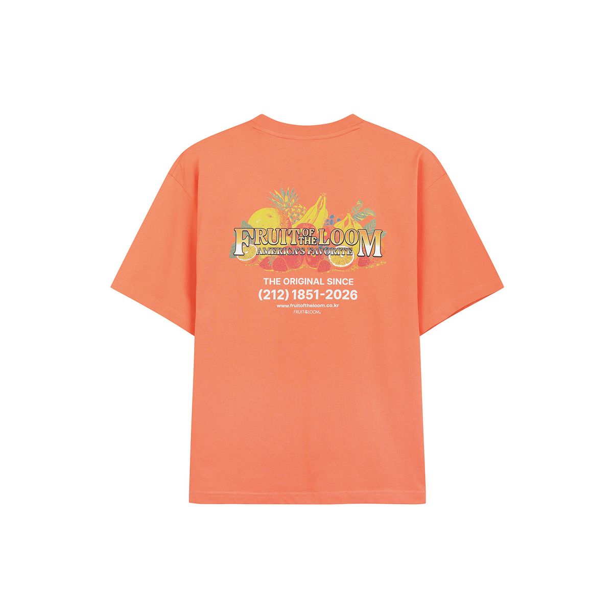 프룻오브더룸(FRUIT OF THE LOOM) 프룻 오리지널 반팔티셔츠(ORANGE)