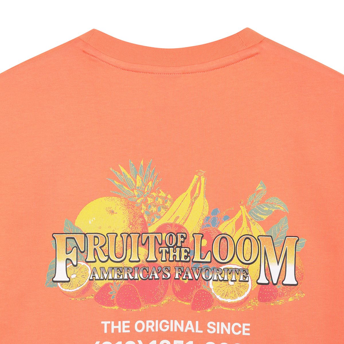 프룻오브더룸(FRUIT OF THE LOOM) 프룻 오리지널 반팔티셔츠(ORANGE)