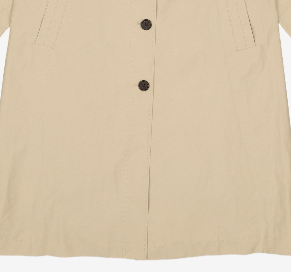 미쏘(MIXXO) 빅카라 싱글 트렌치 코트 MIWJTD301C M