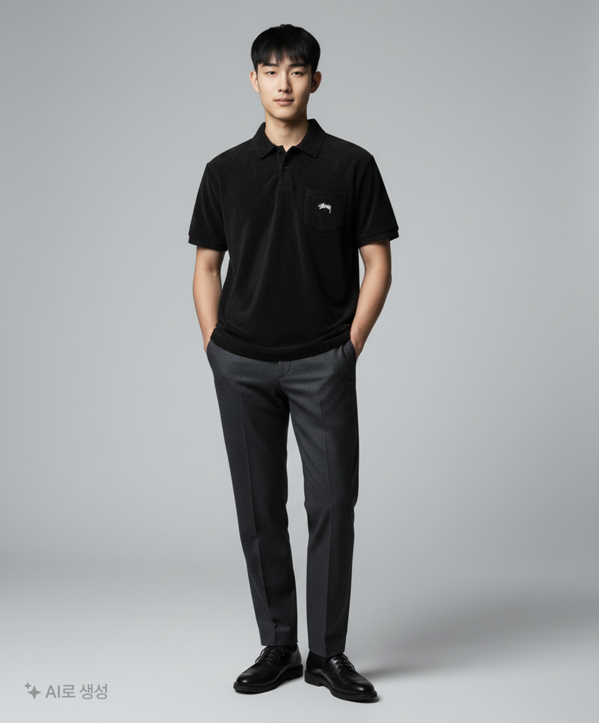 스투시(STUSSY) 피케/카라 티셔츠 L