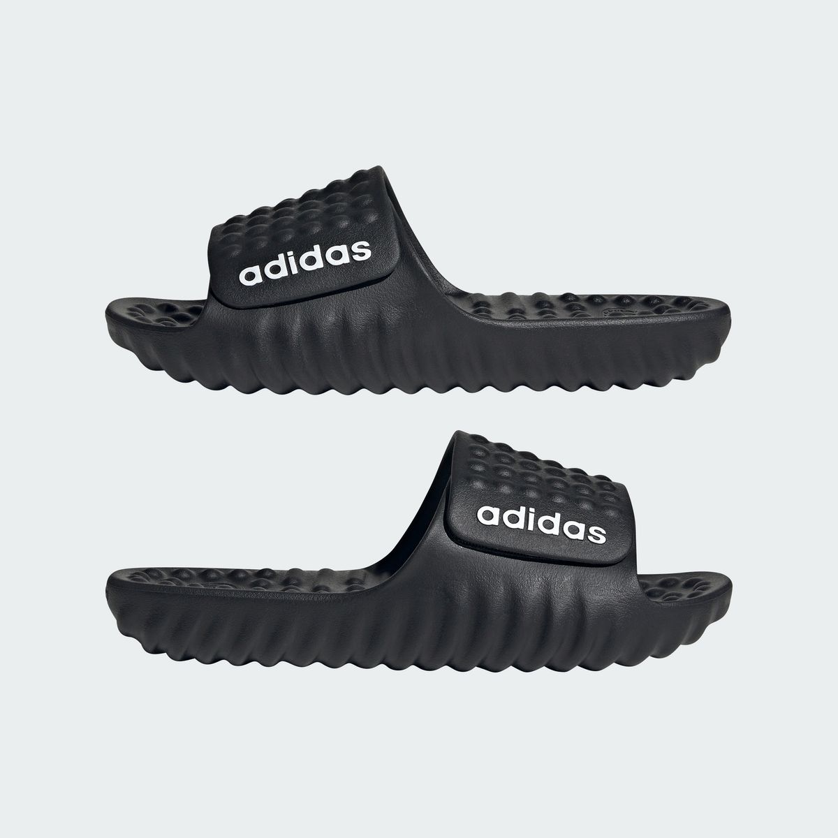 아디다스(ADIDAS) 아디사지 360REC 슬라이드 - 블랙:화이트 / JS3570