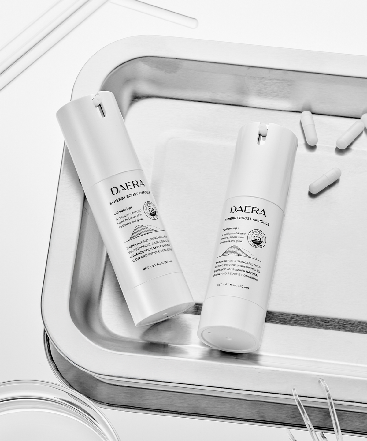 대라(DAERA) [2pack] 칼슘 우유 브라이트닝 시너지 부스트 앰플 30ml (+시너지 부스트 앰플 10ml 추가증정)