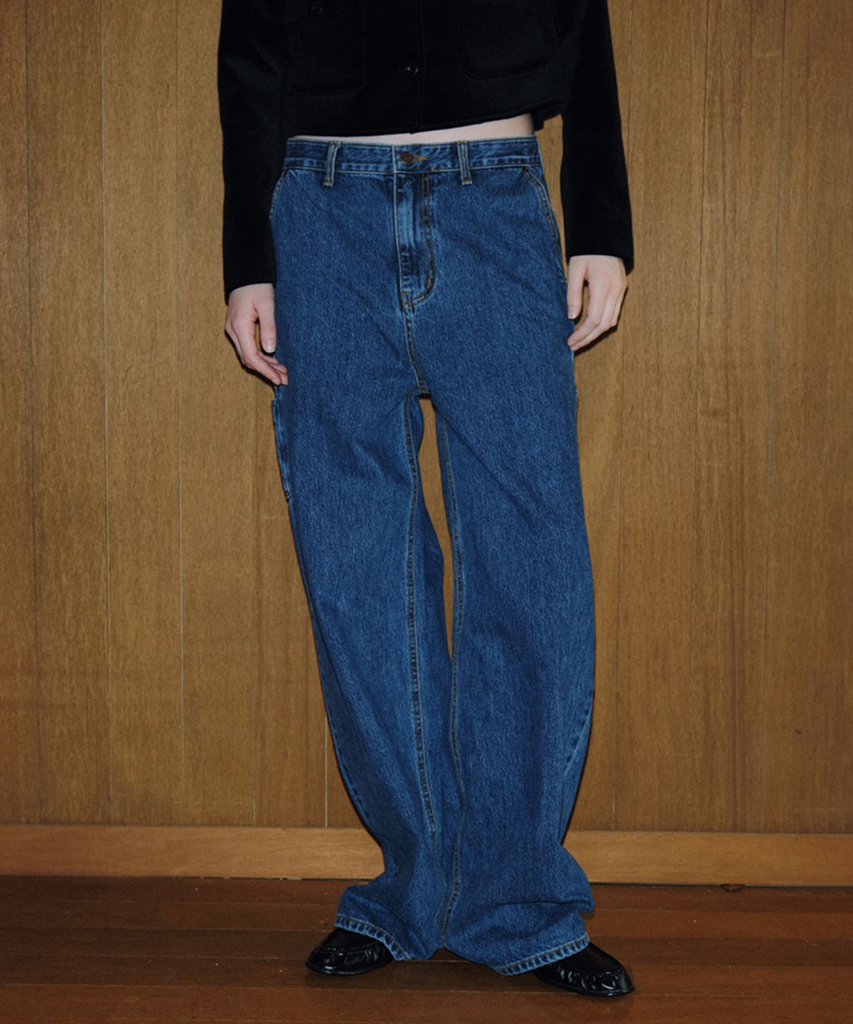 108파운드(108POUND) Work Carpenter Jean_Blue