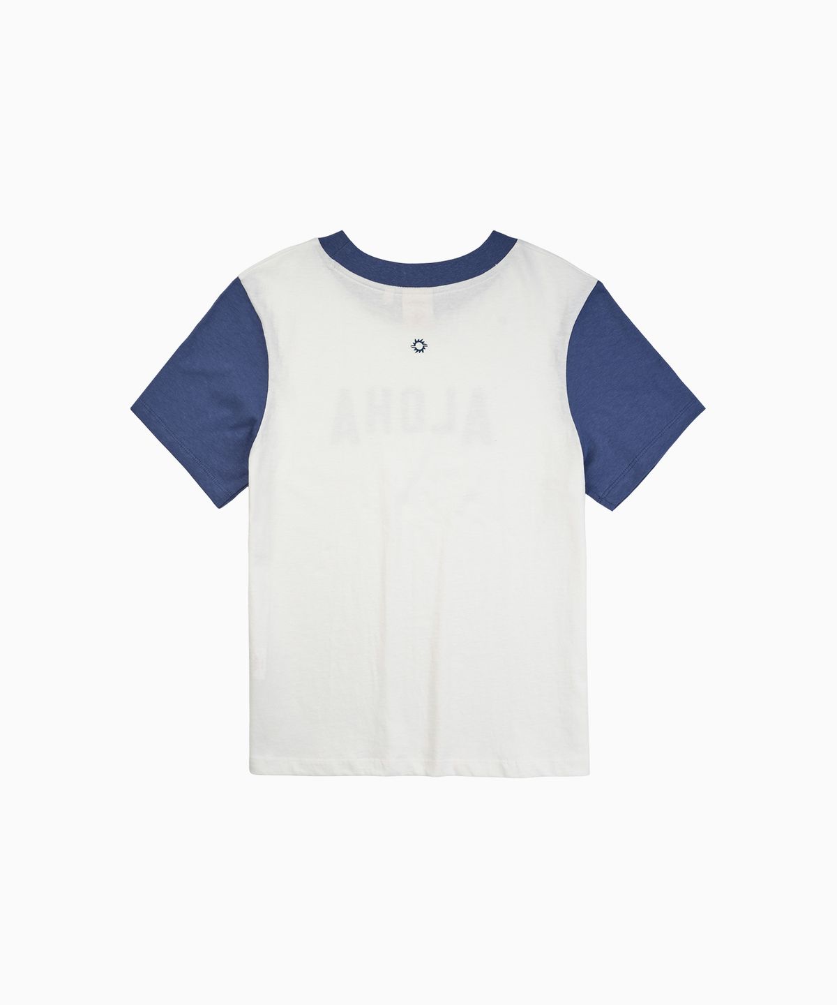 헬로 선라이즈(HELLO SUNRISE) Aloha 2Tone Tee(W)_White