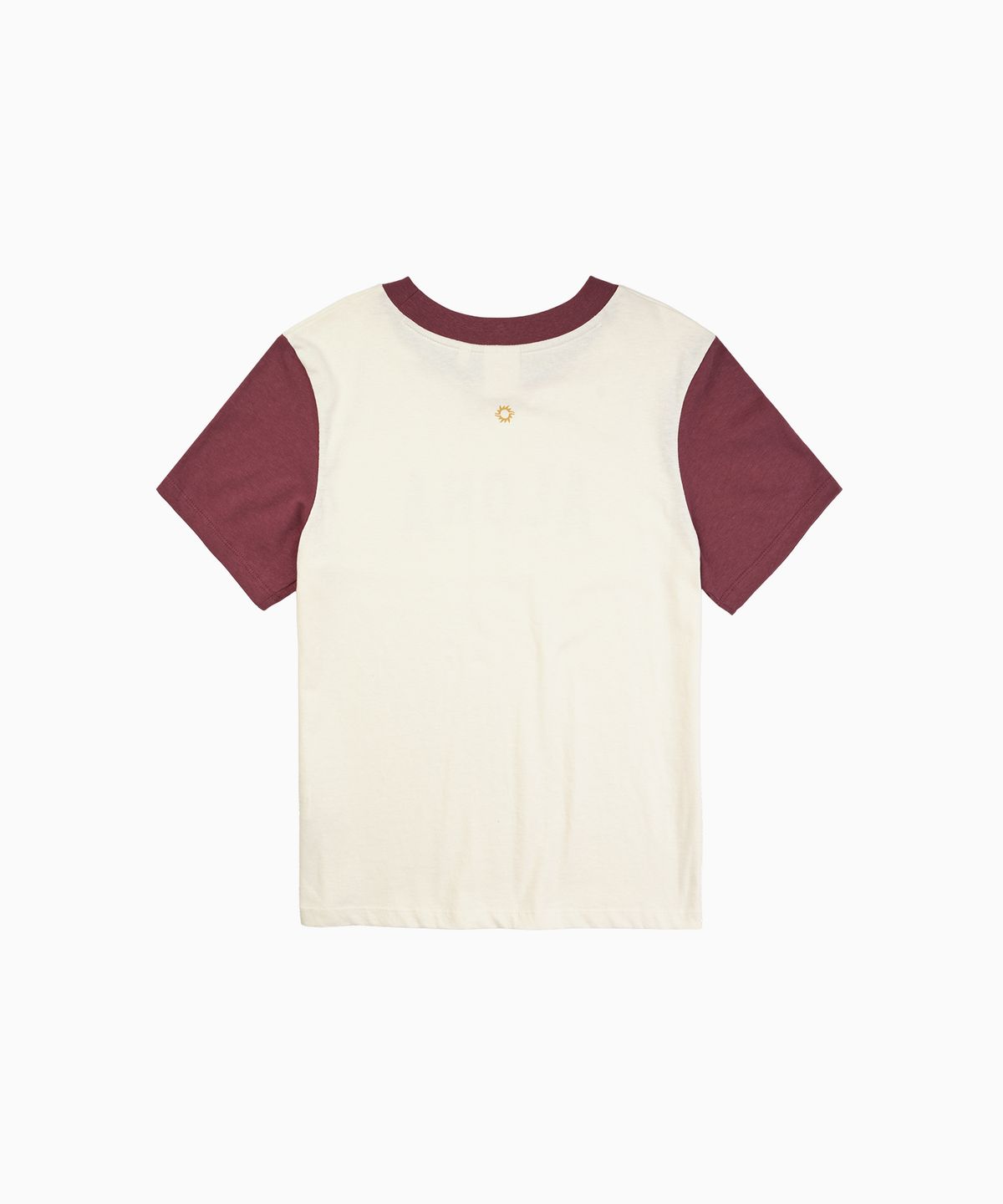 헬로 선라이즈(HELLO SUNRISE) Aloha 2Tone Tee(W)_Ivory