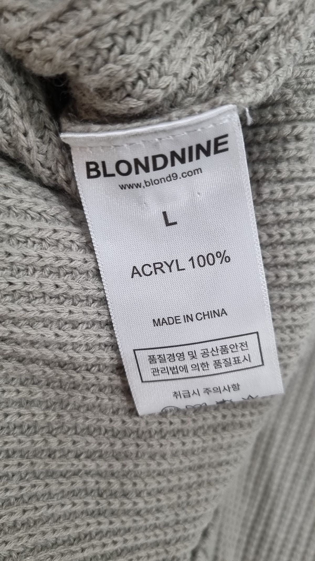 블론드나인(BLOND9) 니트/스웨터 L