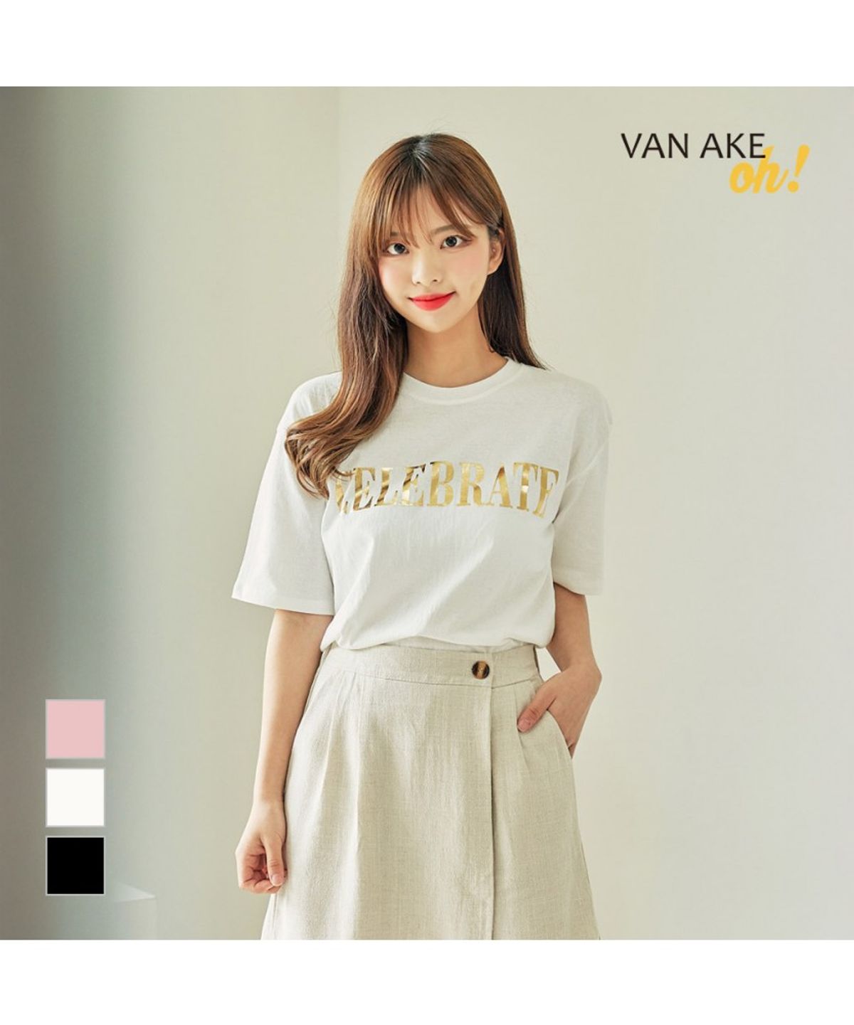 반에이크(VANAKE) 셀레트 반팔 티셔츠_OB14TSME32Z