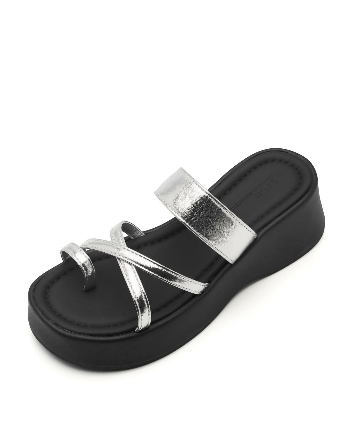 스퍼(SPUR) Dune Flipflop Mule Sandal 스트랩 슬리퍼 샌들 6.5cm -WS9059 (3color)