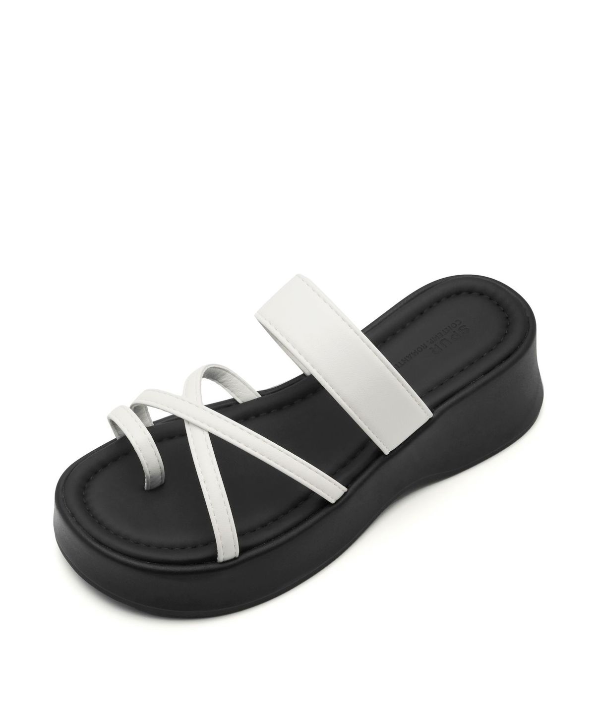 스퍼(SPUR) Dune Flipflop Mule Sandal 스트랩 슬리퍼 샌들 6.5cm -WS9059 (3color)
