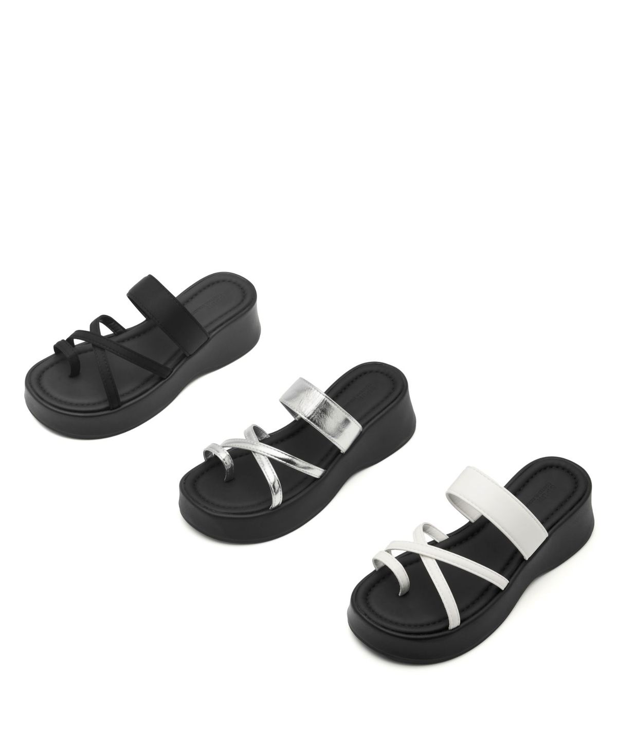스퍼(SPUR) Dune Flipflop Mule Sandal 스트랩 슬리퍼 샌들 6.5cm -WS9059 (3color)