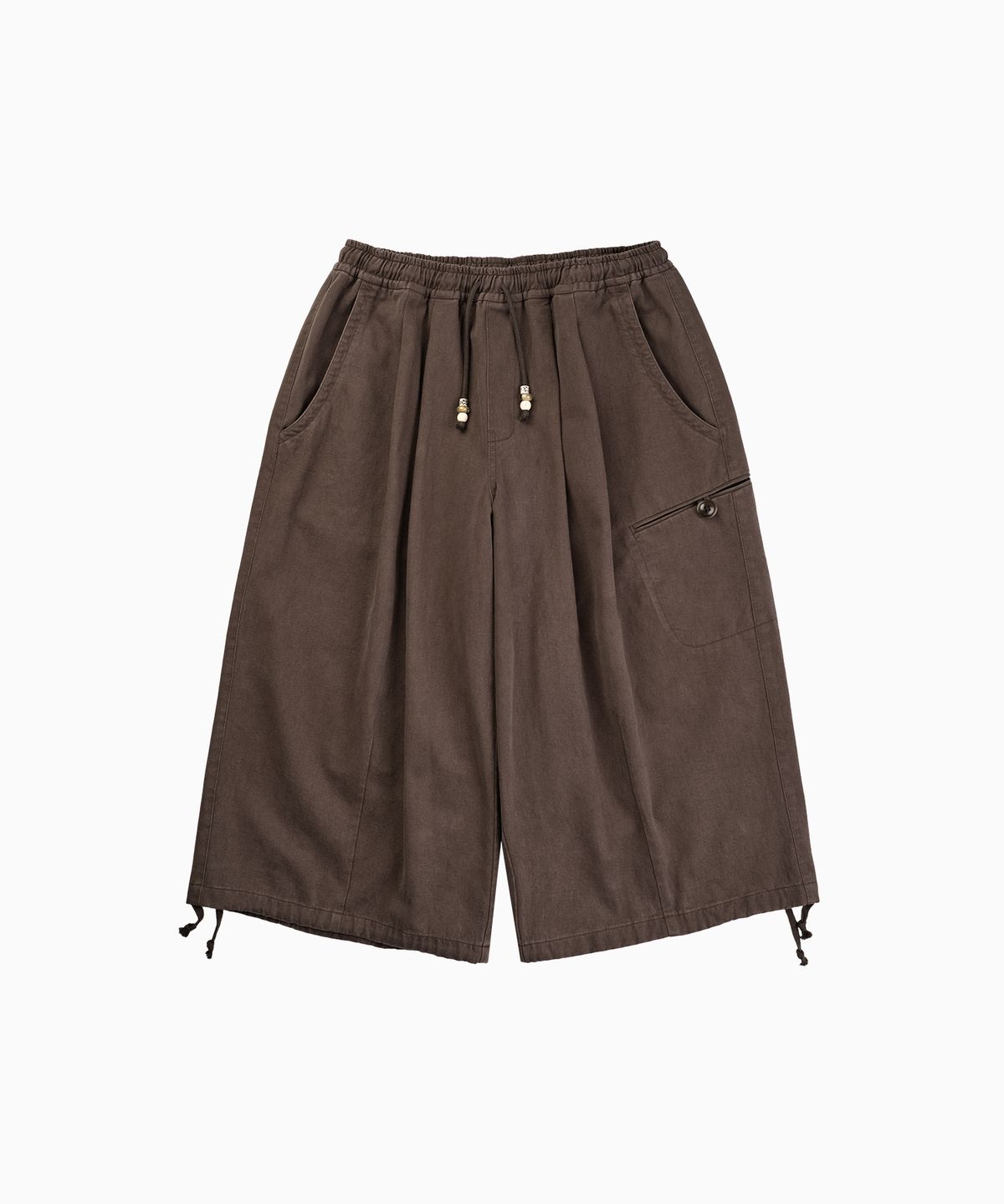 헬로 선라이즈(HELLO SUNRISE) HS Balloon Easy Shorts_Brown