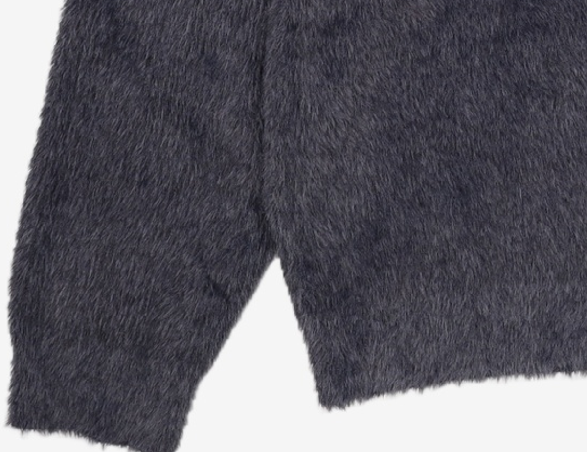 노매뉴얼(NOMANUAL) (시그니처종료)CROPPED HAIRY KNIT - 5 COLOR 105