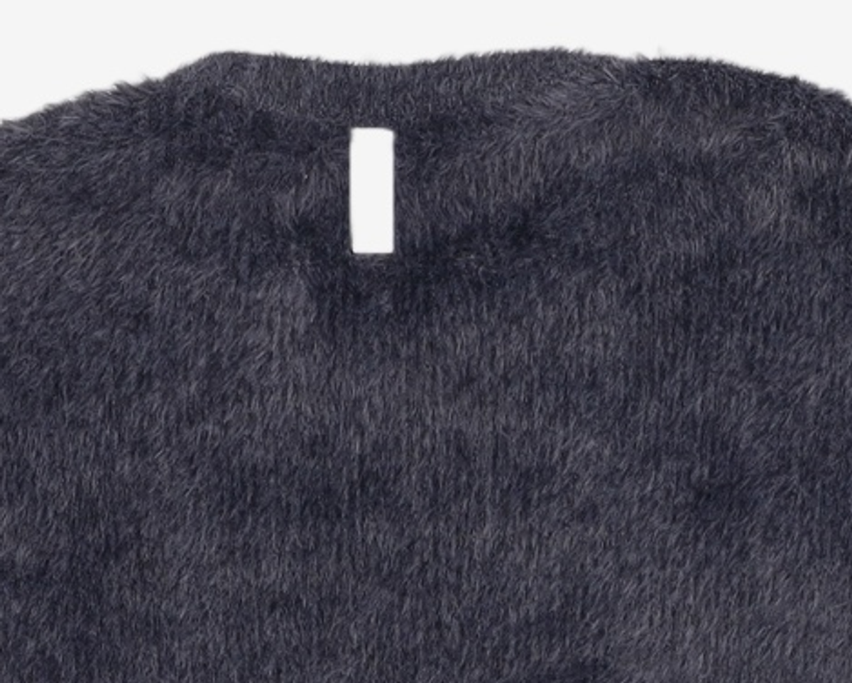 노매뉴얼(NOMANUAL) (시그니처종료)CROPPED HAIRY KNIT - 5 COLOR 105