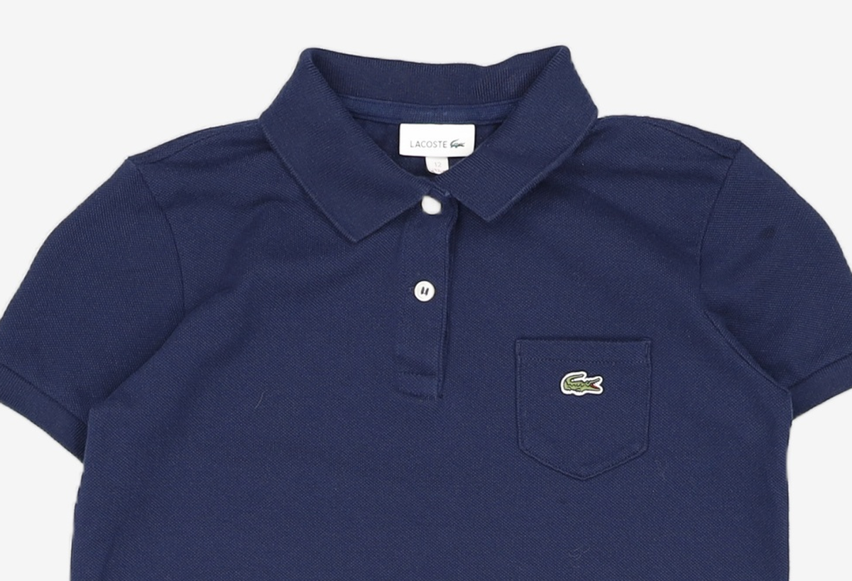 라코스테 키즈(LACOSTE KIDS) 키즈(여아) 베이직 반팔 폴로원피스 EJ2816-52G 001 12