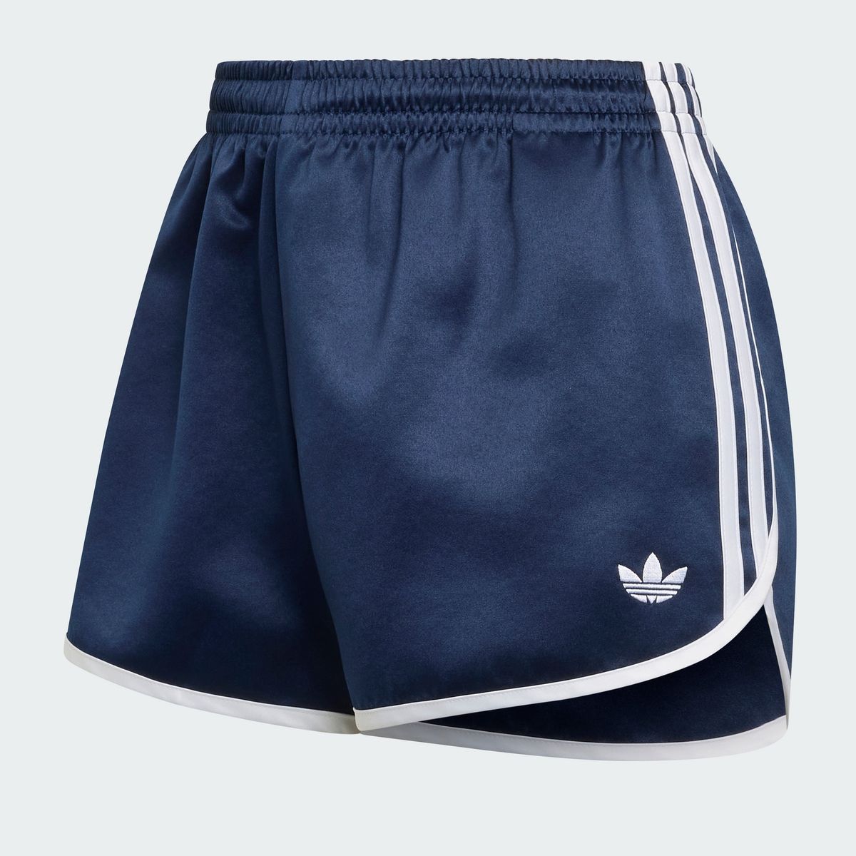 아디다스(ADIDAS) 새틴 3S 스프린터 숏 팬츠 - 나이트인디고:화이트 / KS9852