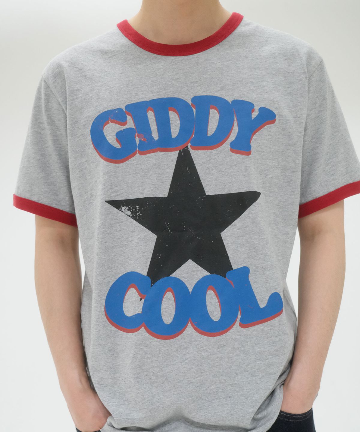 이스트쿤스트(ISTKUNST) GD STAR TEE_GREY(IK2EMMT523A)
