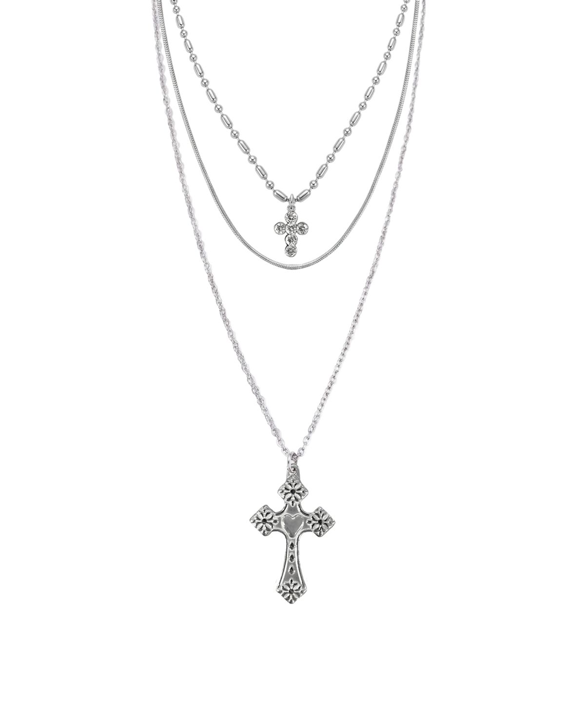 파시온(PASION) 세인트 크로스 목걸이_실버 Saint Cross Necklace_Silver