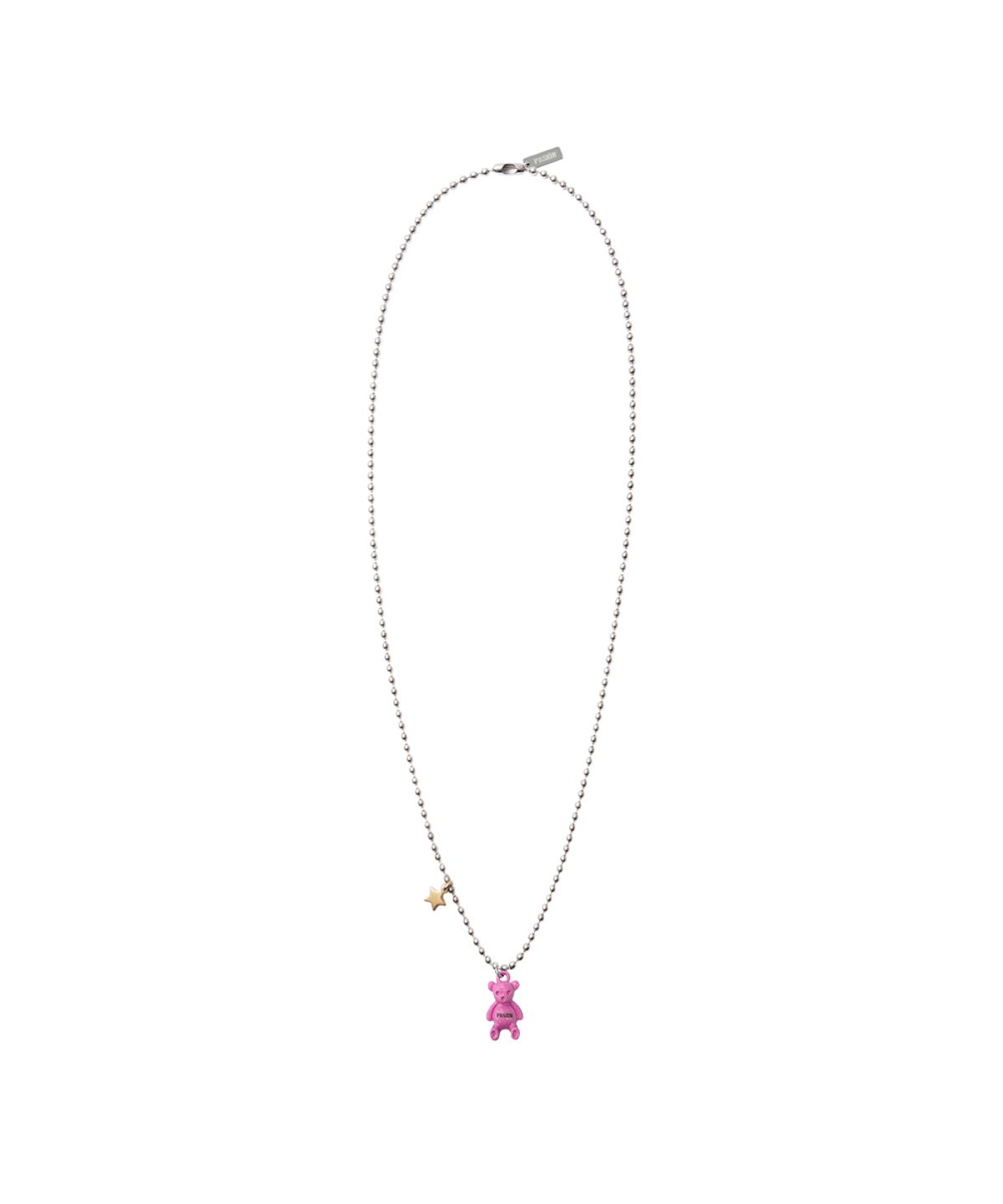 파시온(PASION) 스타 베어 목걸이_핑크 Star Bear Necklace_Pink