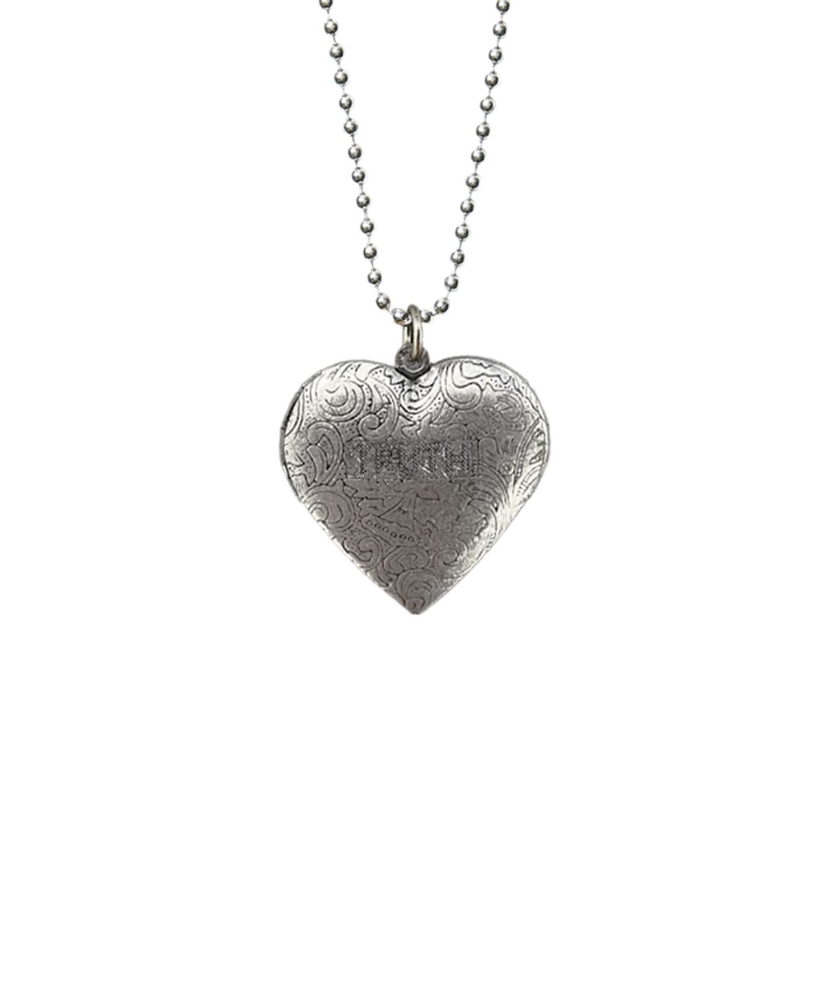 파시온(PASION) 킵세이크 하트 목걸이_실버 Keepsake Heart Necklace_Silver