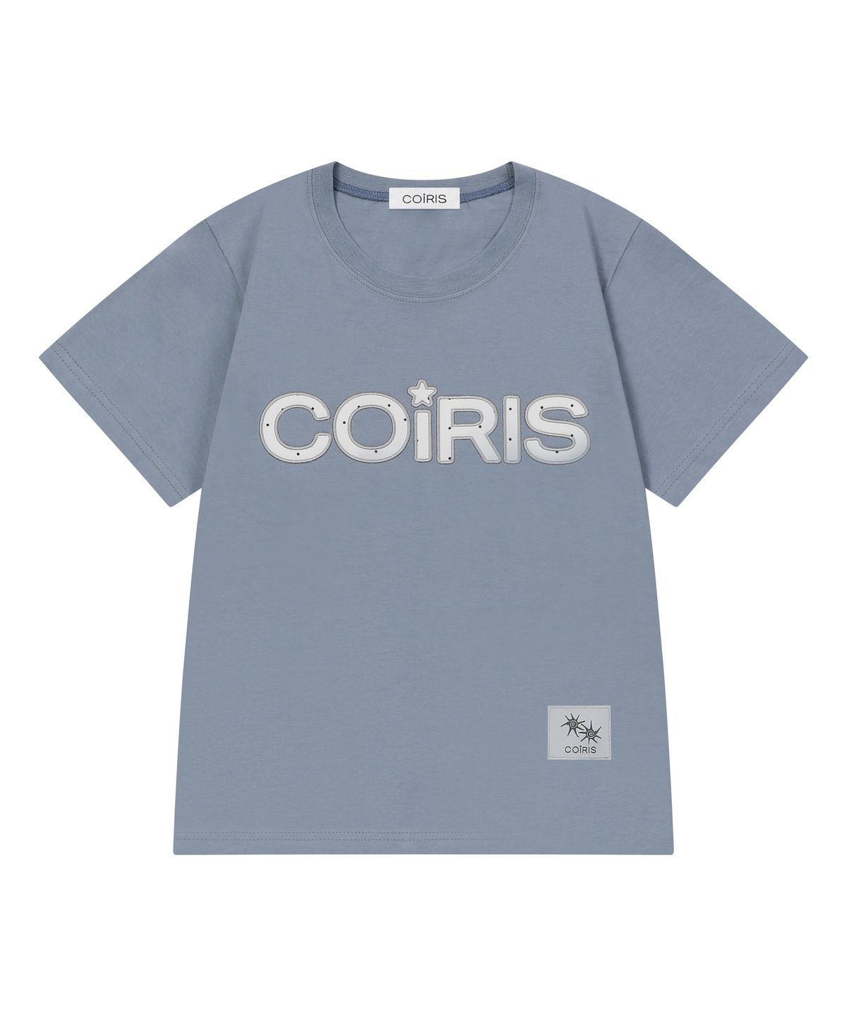 코이리스(COIRIS) 라베오 도트 아플리케 로고 코튼 반팔 티 (2컬러)