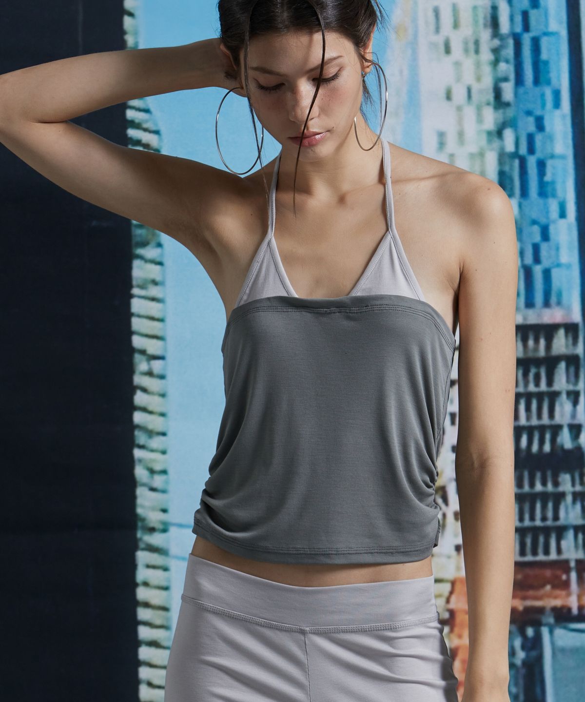 게이트리스(GATELESS) BIKINI LAYERED TOP
