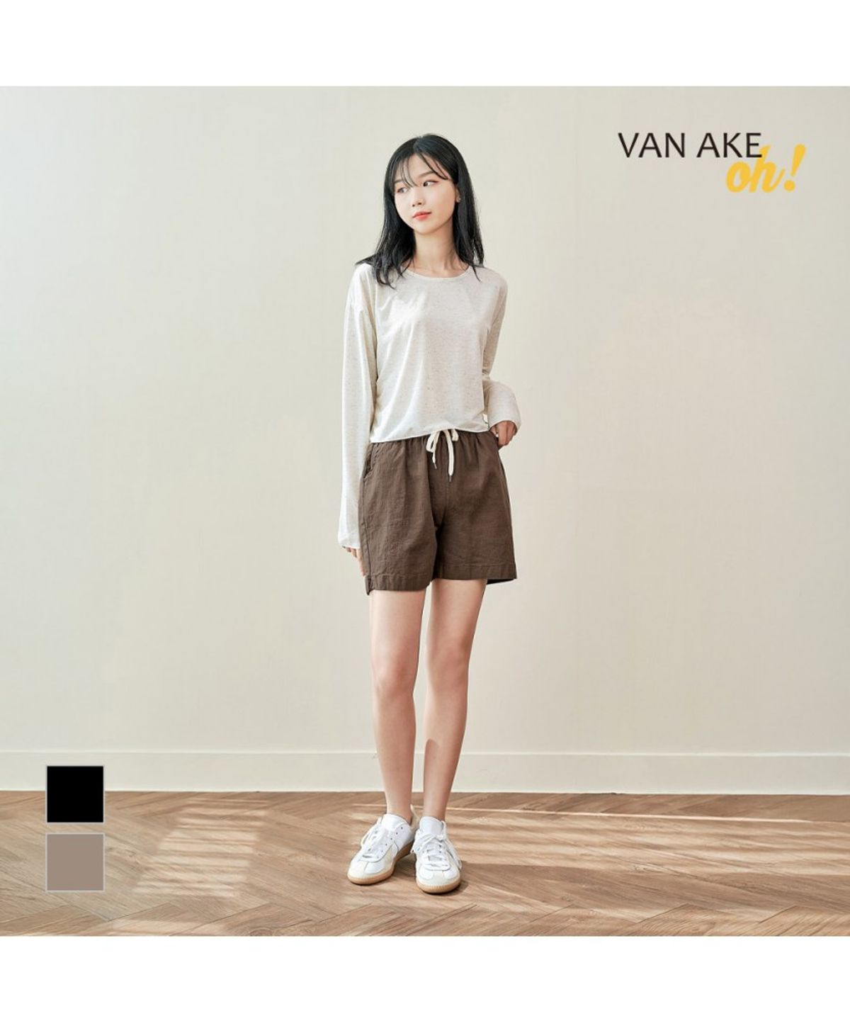 반에이크(VANAKE) 오튼 트임 숏팬츠_OB17SLME04Z