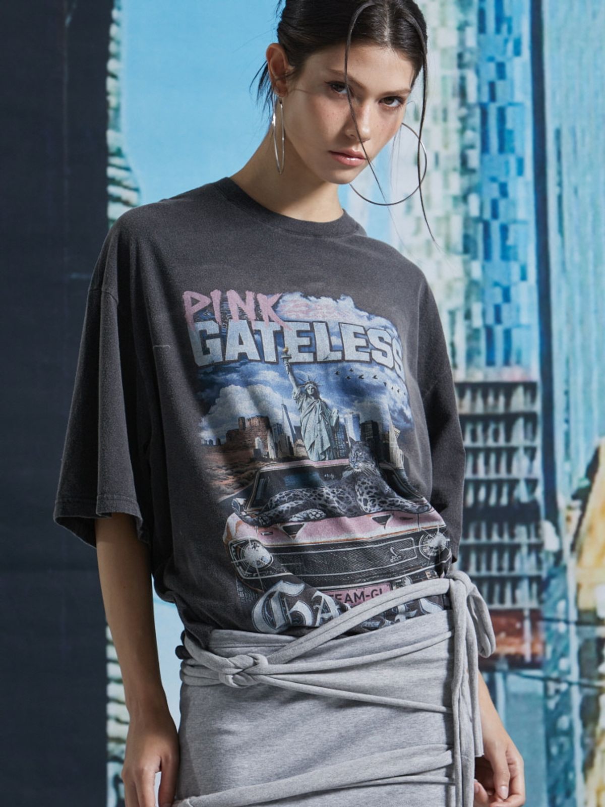 게이트리스(GATELESS) CITY BOX T-SHIRT