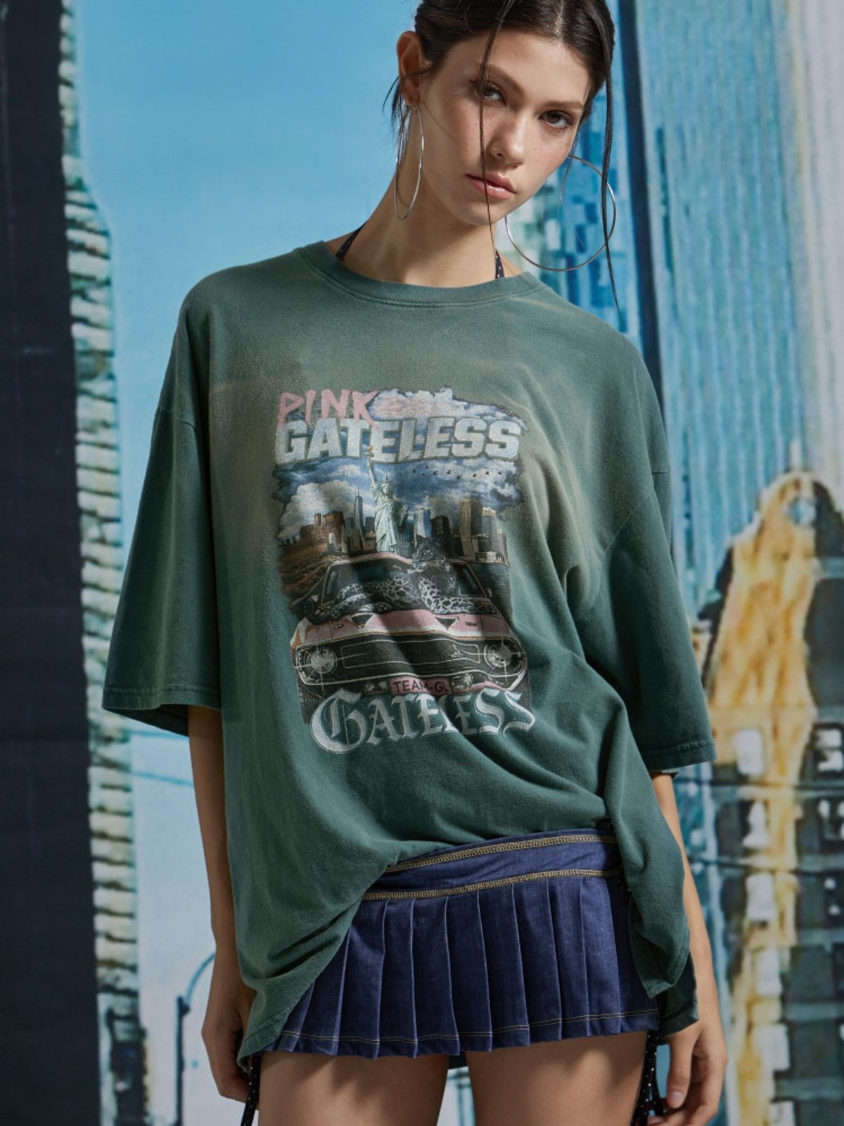 게이트리스(GATELESS) CITY BOX T-SHIRT