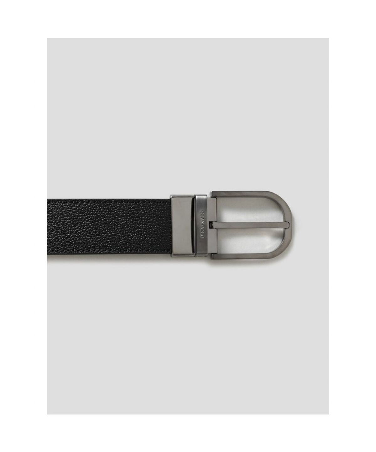 빈폴 액세서리(BEANPOLE ACCESSORY) 리버시블 라운드버클 벨트 - 블랙