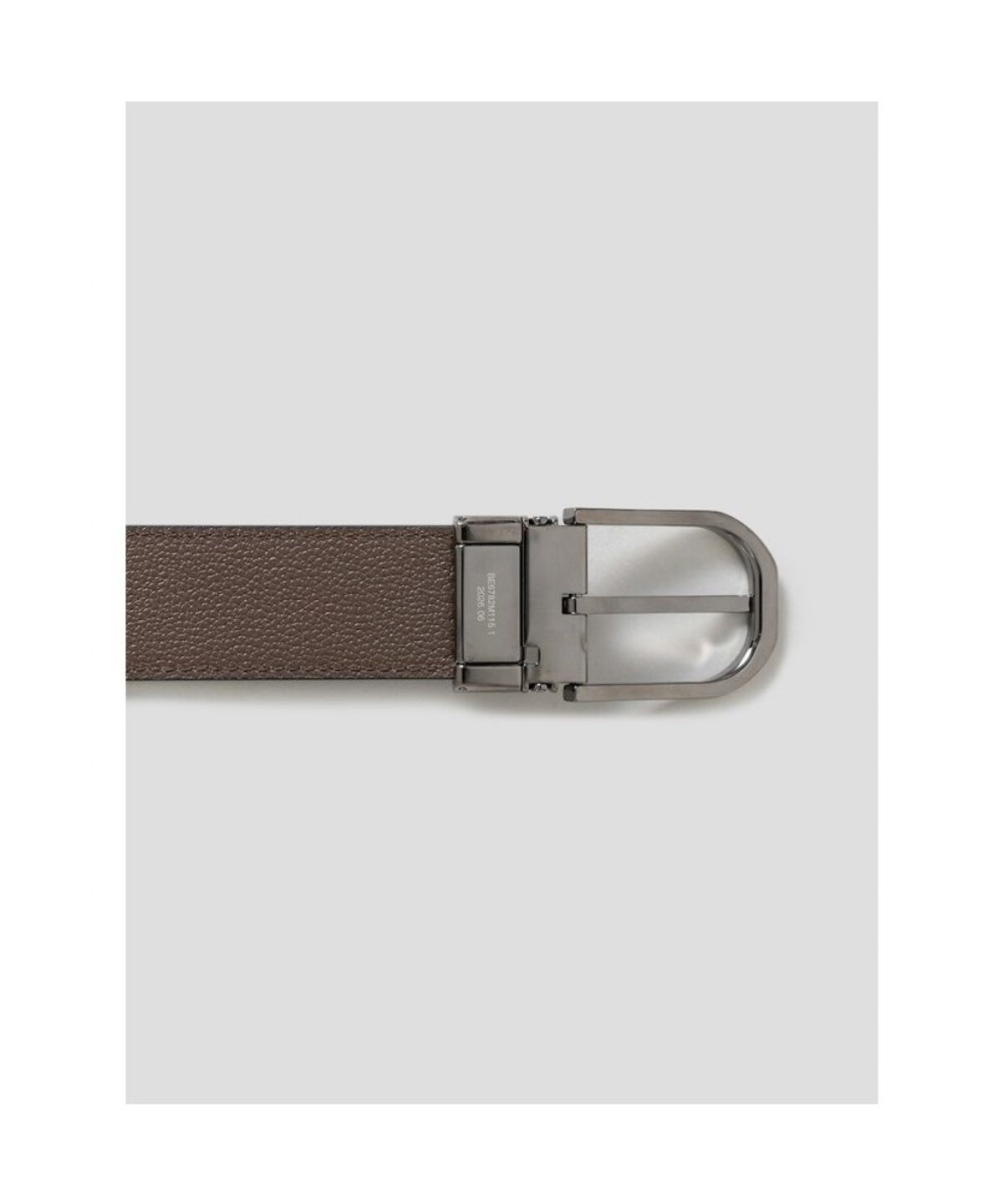 빈폴 액세서리(BEANPOLE ACCESSORY) 리버시블 라운드버클 벨트 - 블랙