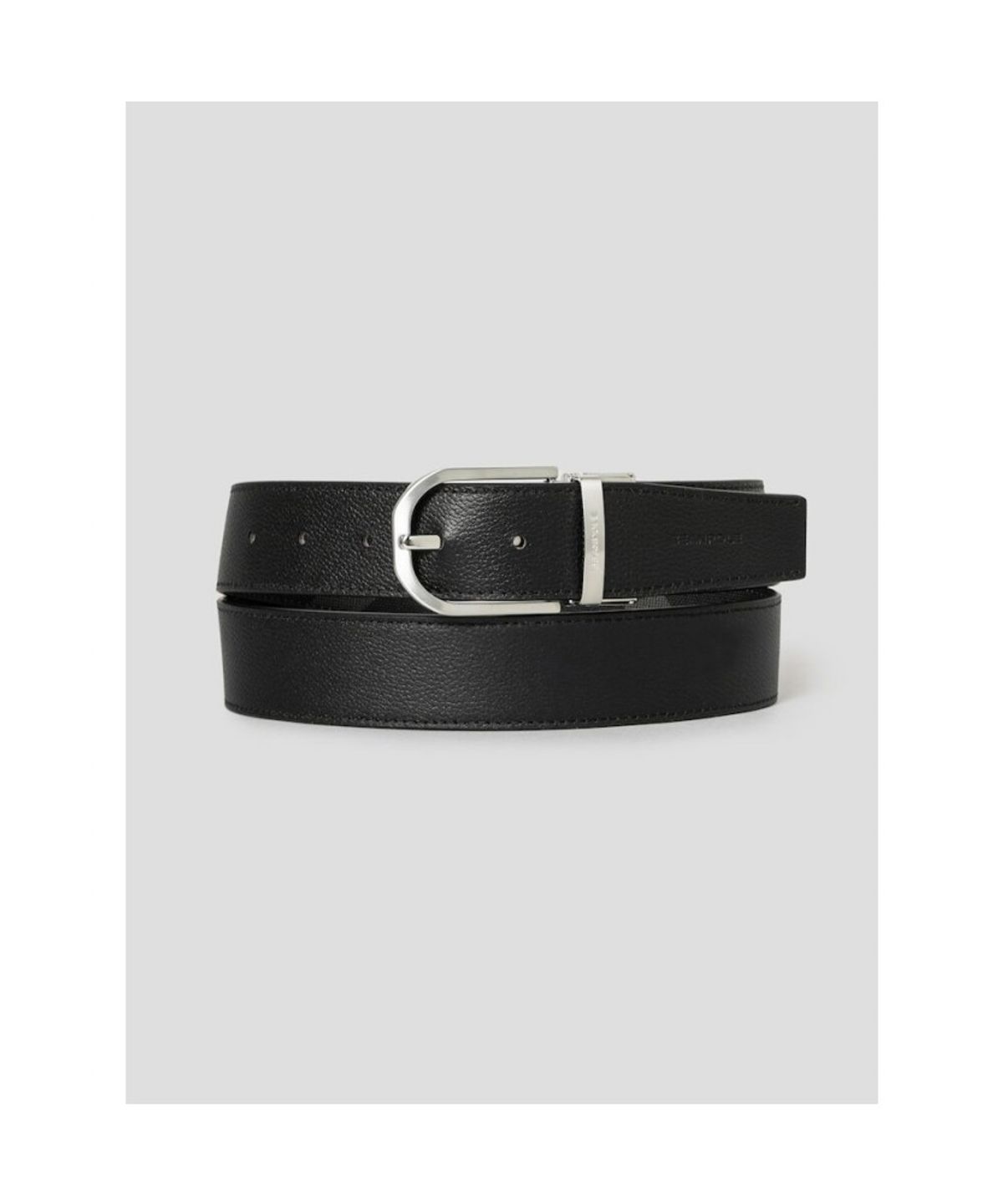 빈폴 액세서리(BEANPOLE ACCESSORY) 리버시블 라운드버클 벨트 - 브라운