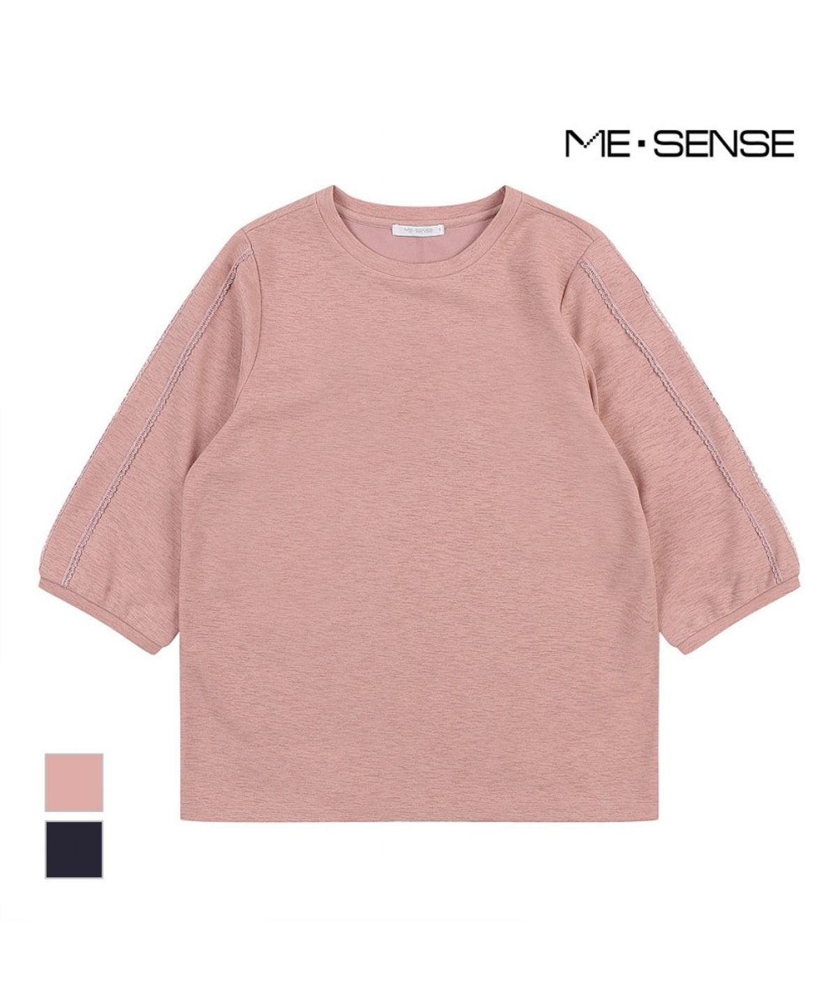 미센스(MESENSE) 라운드넥 블링티셔츠_MB33TSP205Z