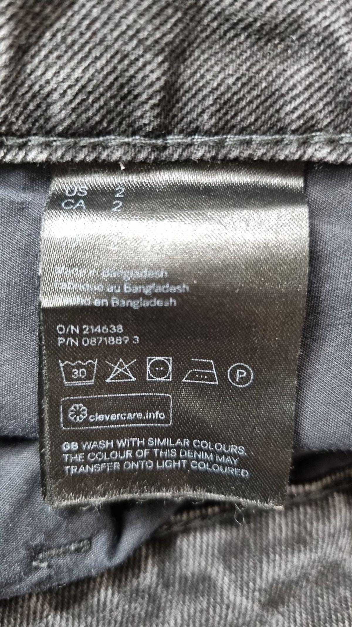 디바이디드에이치앤엠(DIVIDED H&M) 청/데님 팬츠 C/N155/64A