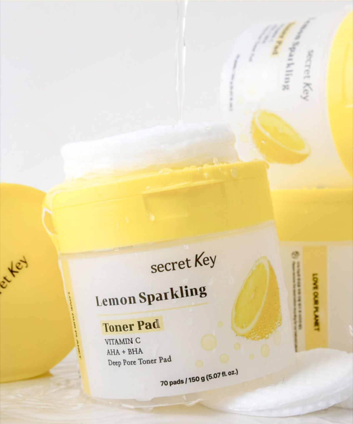 시크릿키(SECRETKEY) 레몬 스파클링 필링젤 80ml + 토너 패드 70p