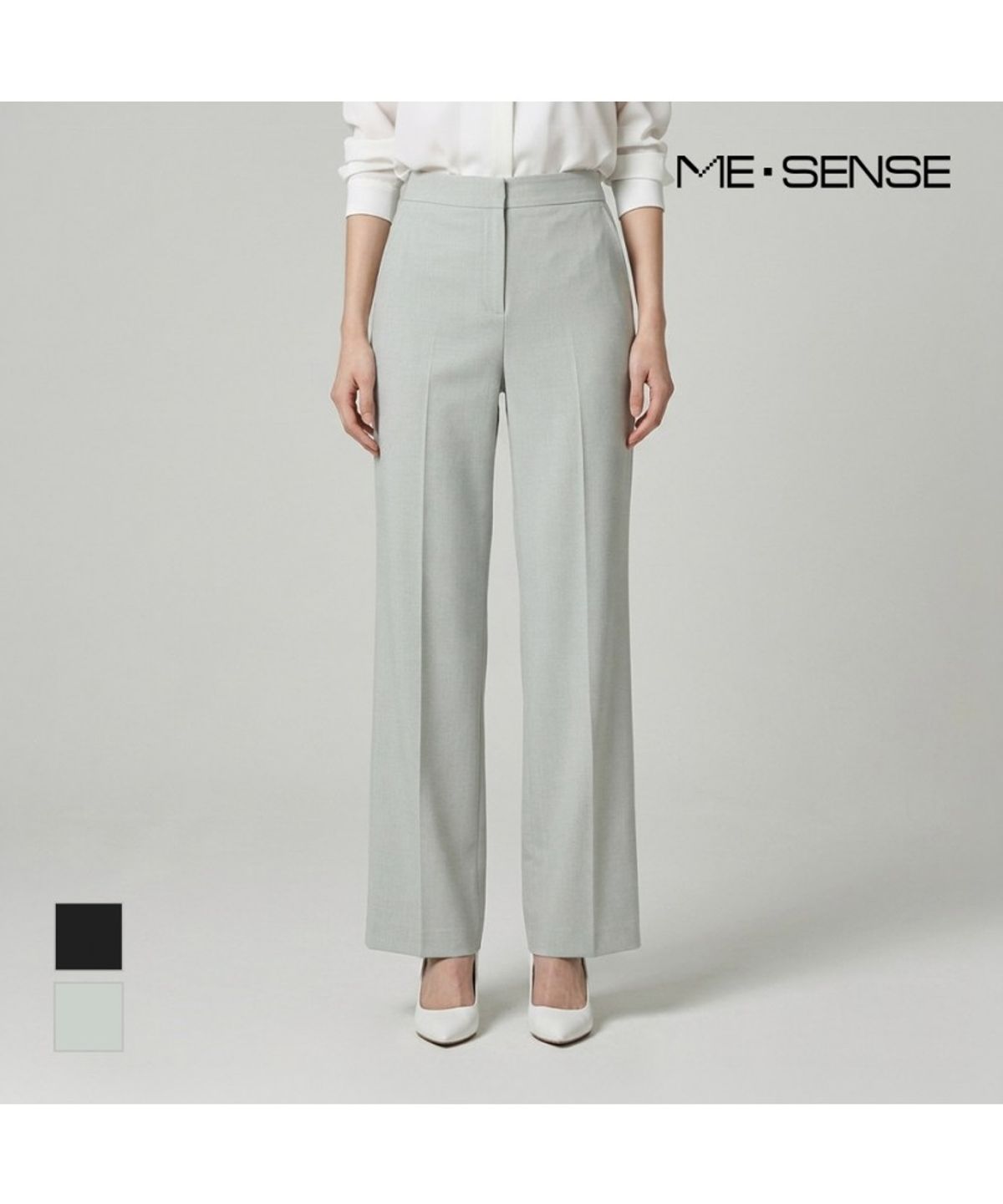 미센스(MESENSE) 심플컬러 와이드팬츠_MB33SLM107Z