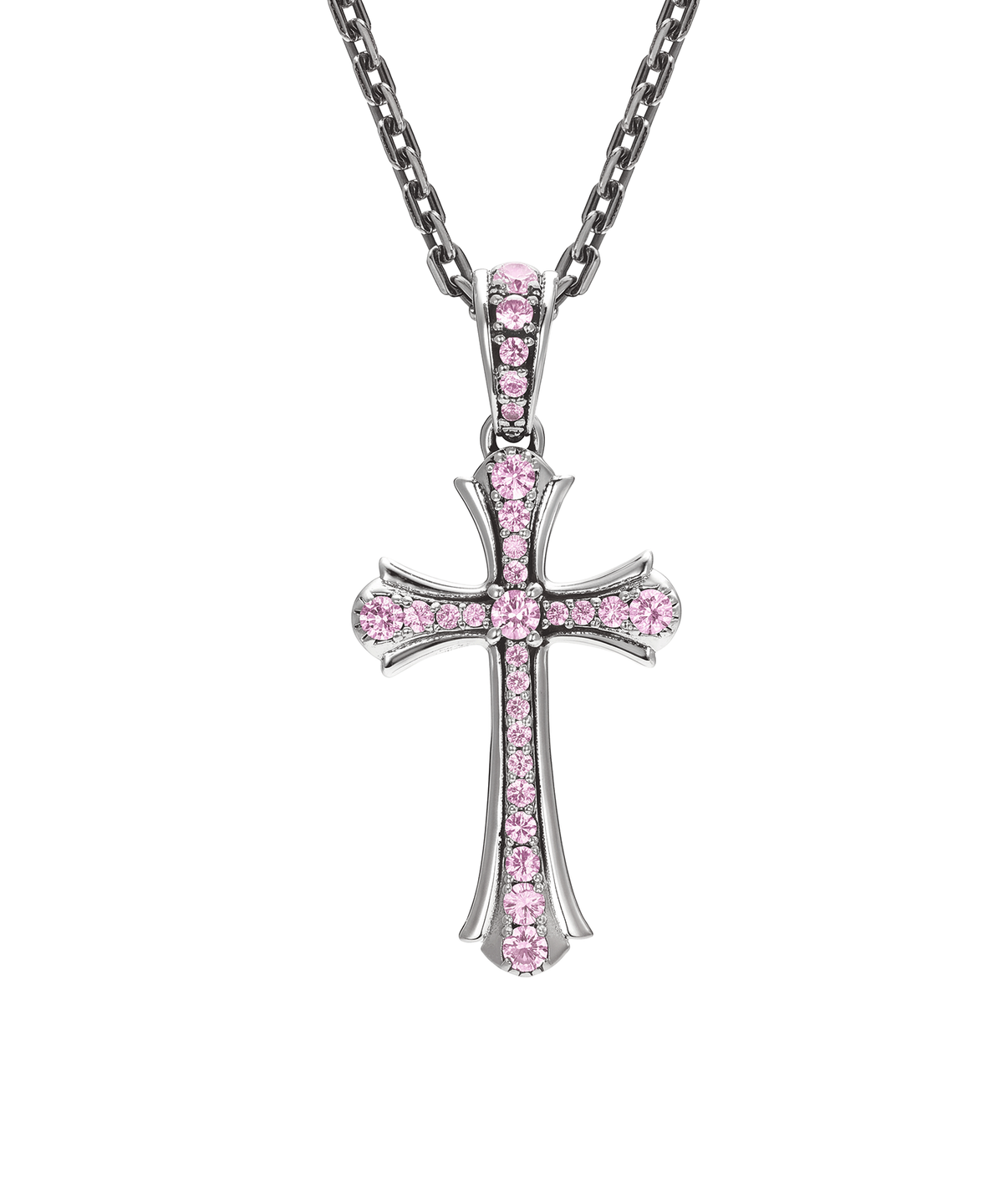 스팅925(STING925) Royal Cross Full Pave Color Pendant
