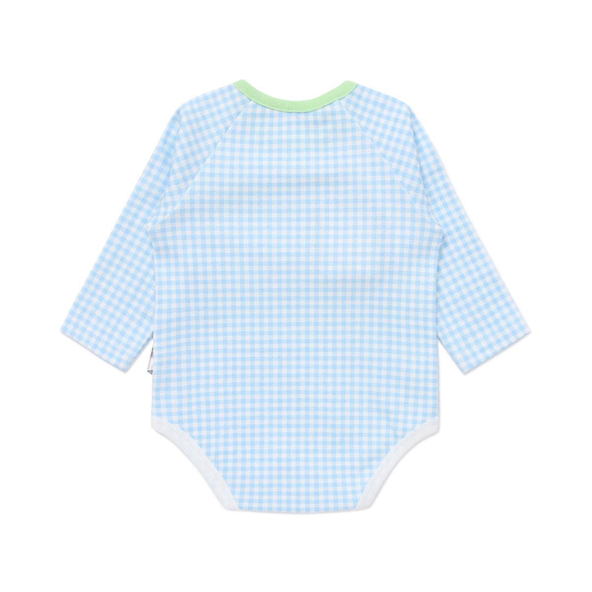 블루독 베이비(BLUEDOGBABY) 체크도기세트바디슈트 (45A70-040-16)