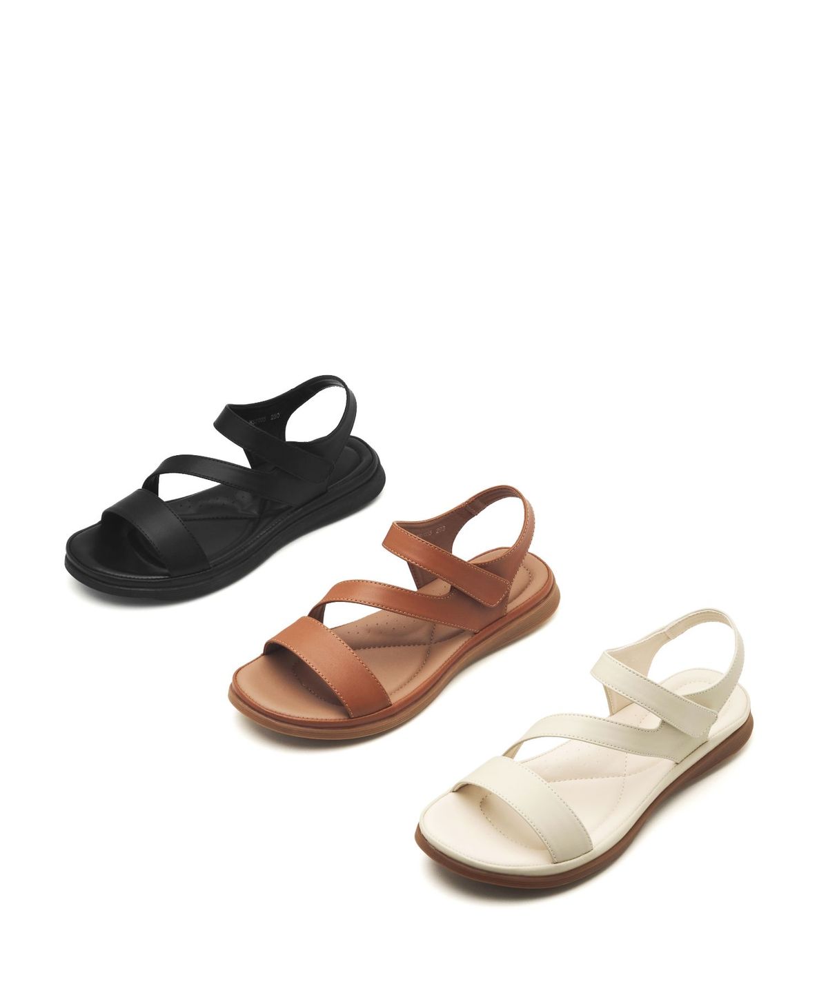 스퍼(SPUR) Oasis Cow Leather Padded Sandal 소가죽 스트랩 샌들 3.2cm -WS7055 (3color)
