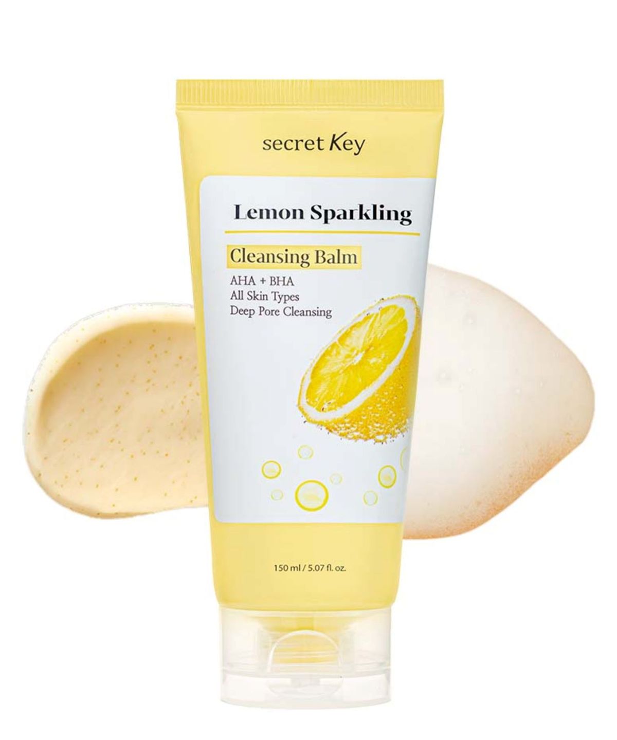 시크릿키(SECRETKEY) 레몬 스파클링 필 샷 앰플 80ml + 클렌징밤 150ml