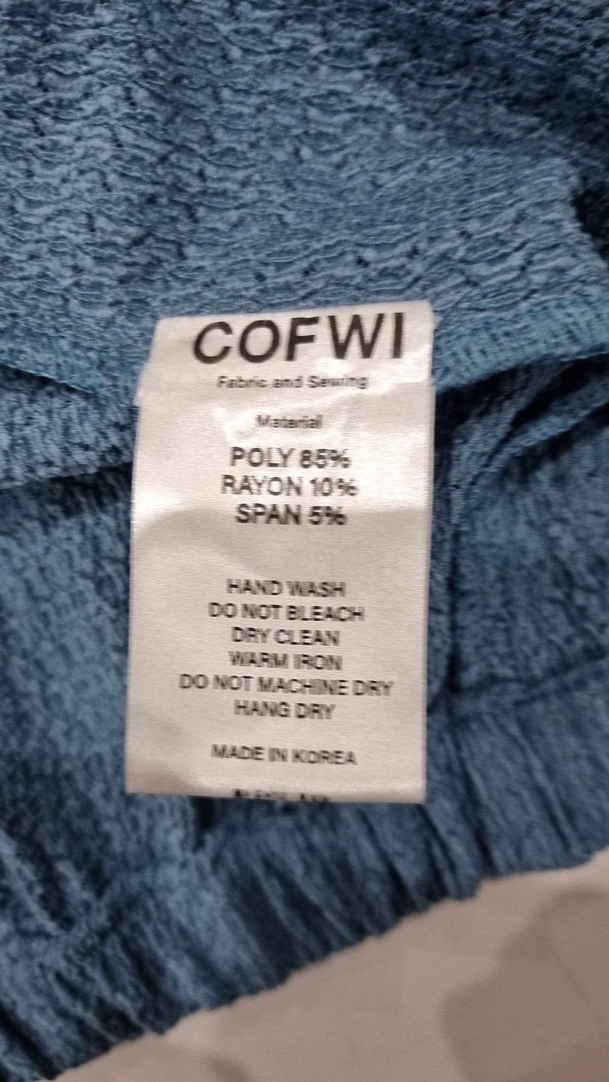 코프위(COFWI) 후드 집업 M