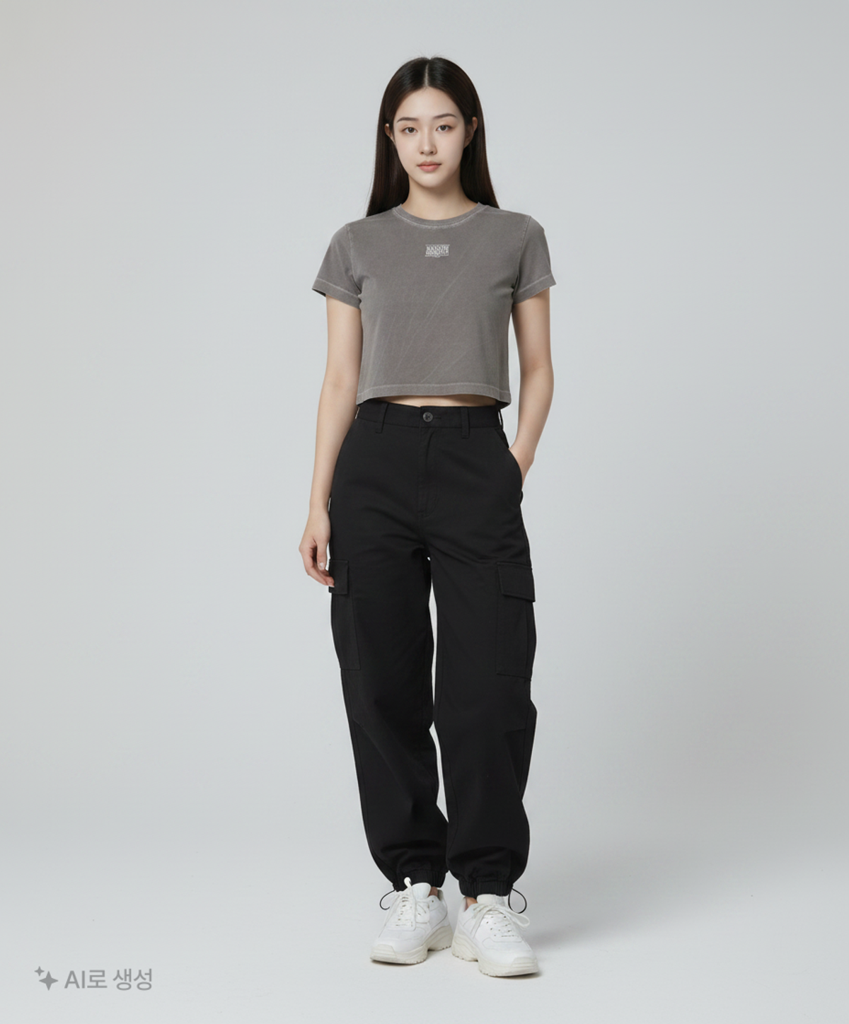 마리떼 프랑소와 저버(MARITHÉ + FRANҪOIS GIRBAUD) W CLASSIC LOGO PIGMENT CROP TEE blue S