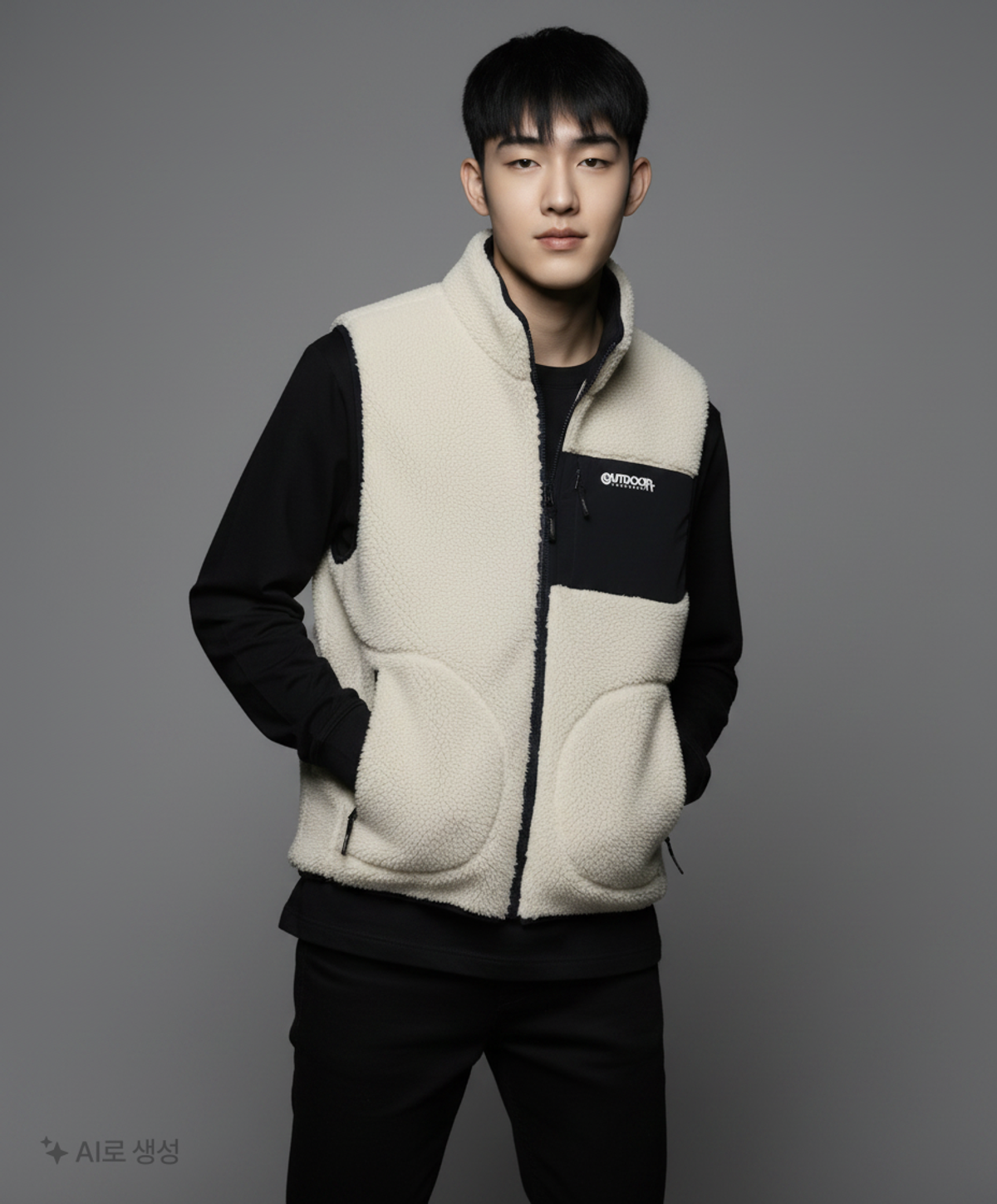아웃도어 프로덕츠(OUTDOOR PRODUCTS) 셰르파 풀 집업 베스트 SHERPA FULL ZIP VEST S